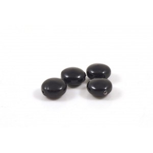 Swarovski perle rond plat (5860) 10mm mystic black 